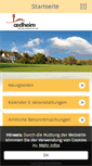 Mobile Screenshot of oedheim.de